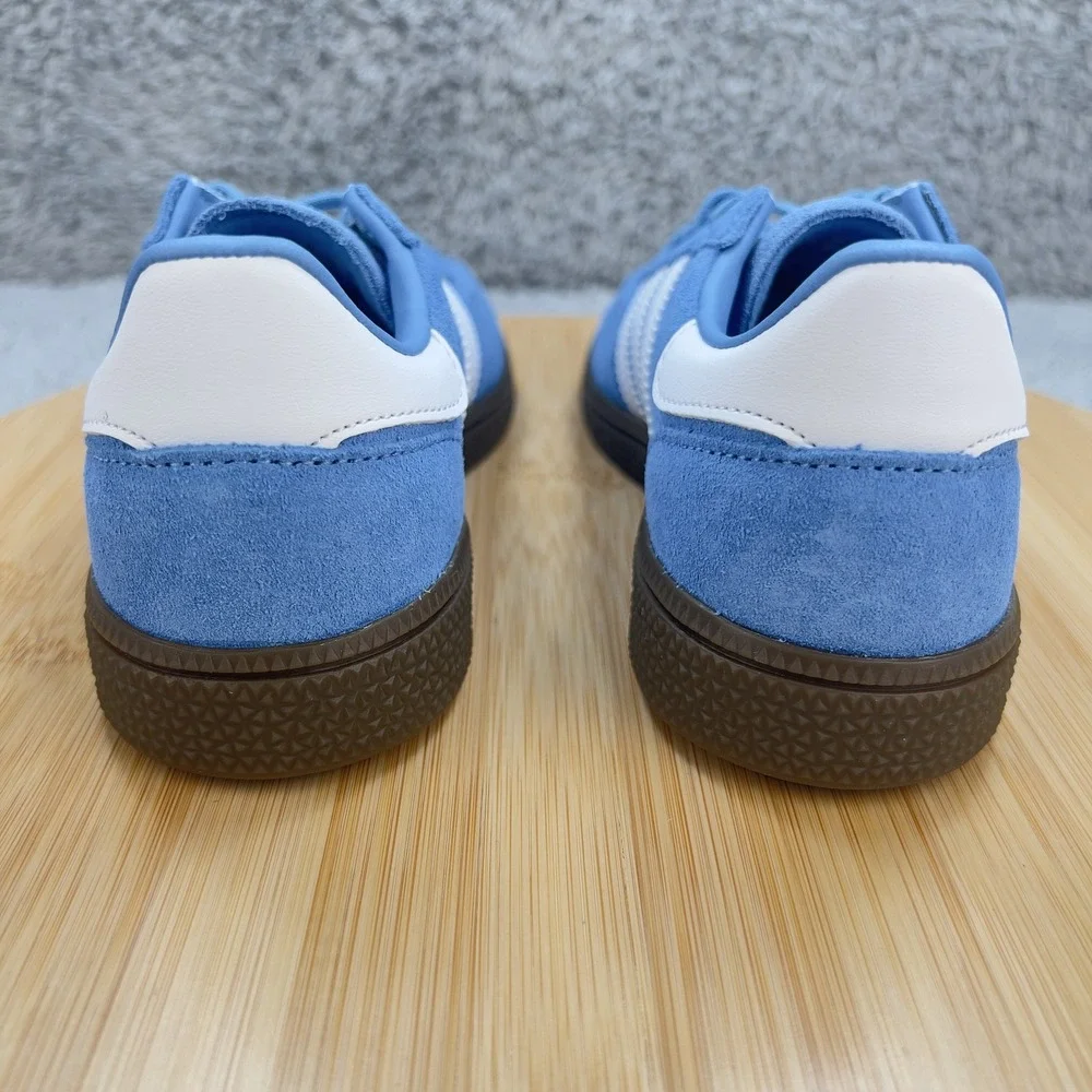 Adidas Handball Spezial Shoes Kids 13k Blue White Suede Gum Classic UNC Sneakers - Picture 4 of 12